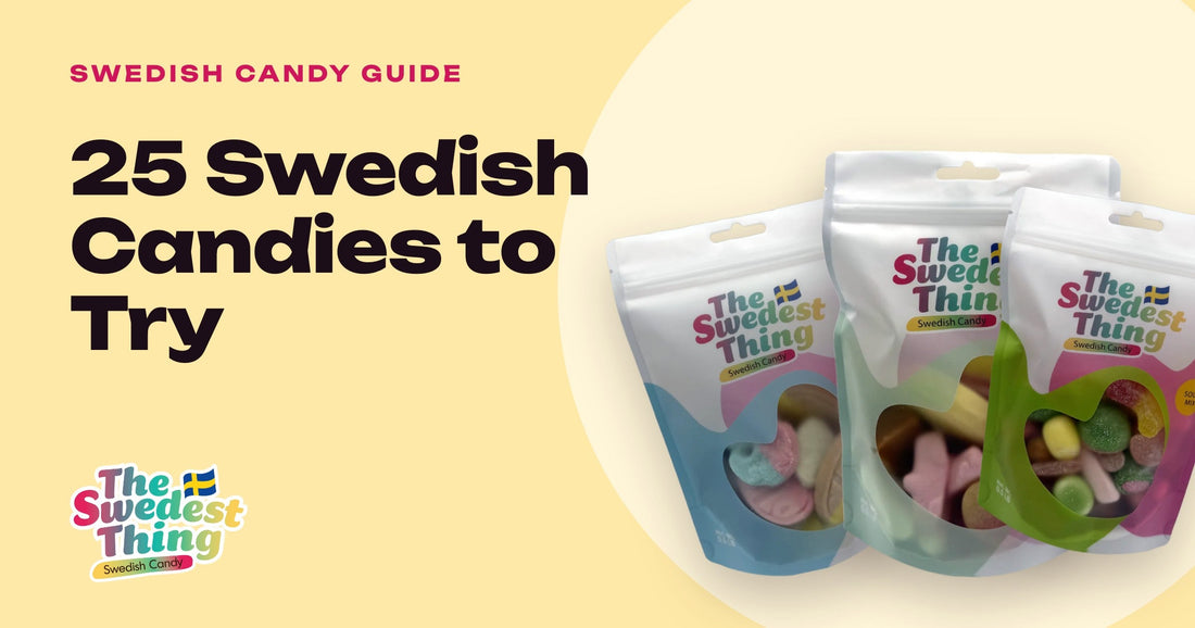 The Swedest Thing guide header: Best Swedish Candy: 25 Must-Try Swedish Sweets