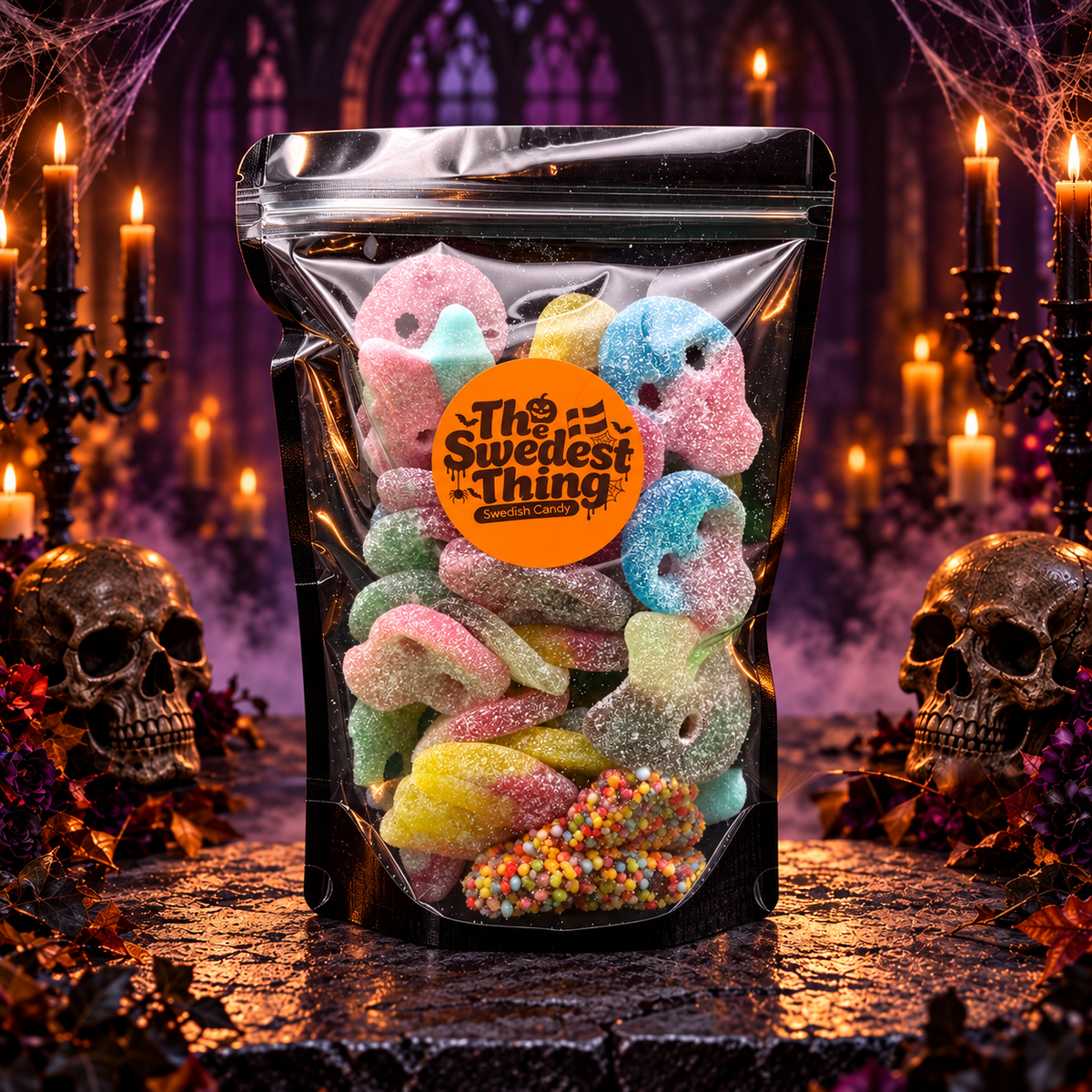 Halloween Skulls Box 16oz $34.99