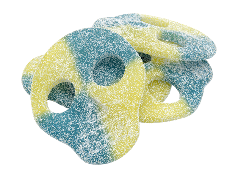 Sour Swedish Skulls Bag