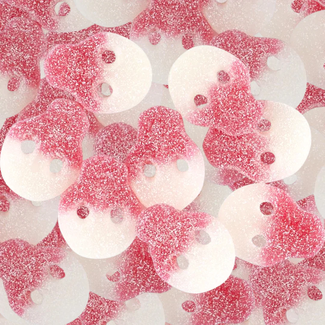 Sour Danish Skulls (Strawberry-Vanilla)