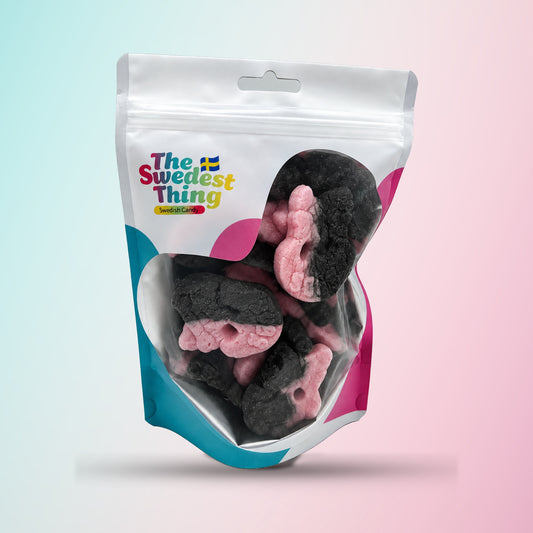 BUBS Raspberry Salty Licorice Skull 1/2 lb bag - The Swedest Thing
