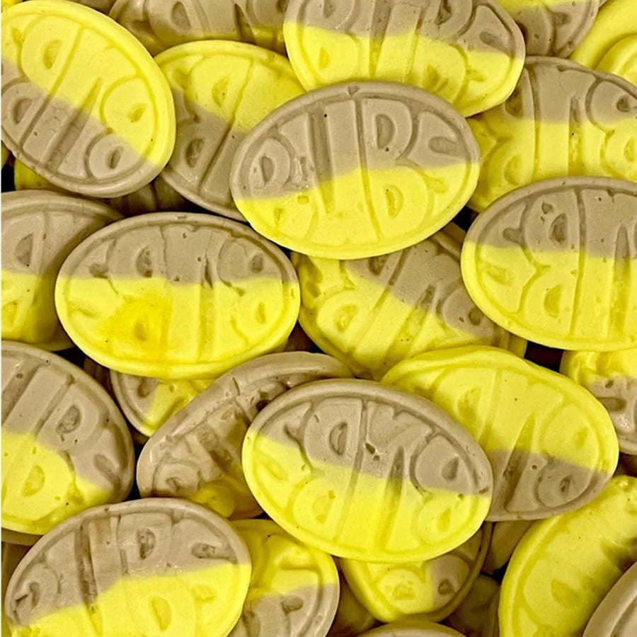 Bubs Banana Ovals Swedish Candy