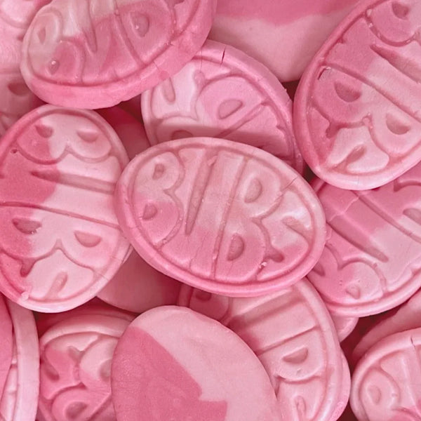 Bubs Wild Strawberry Pomegranate Oval Swedish Candy